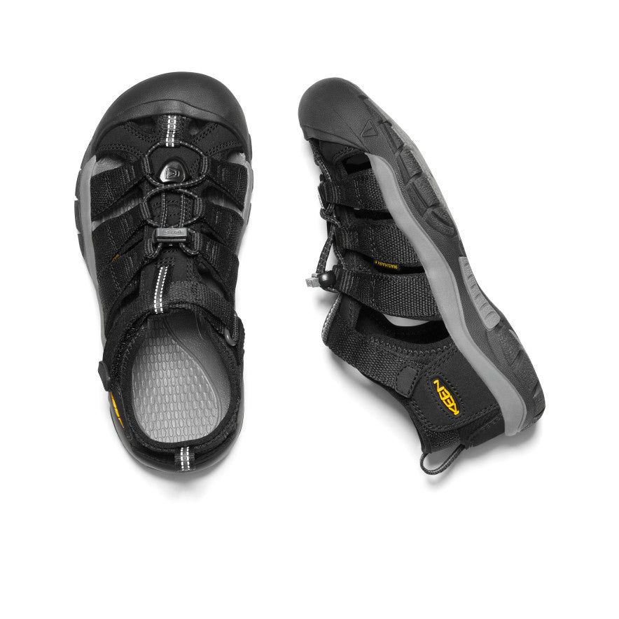 Big Kids' Newport H2 | Black/Keen Yellow - Image 4