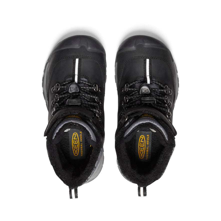 Little Kids' Kanibou Waterproof Winter Boot | Black/Magnet - Image 4