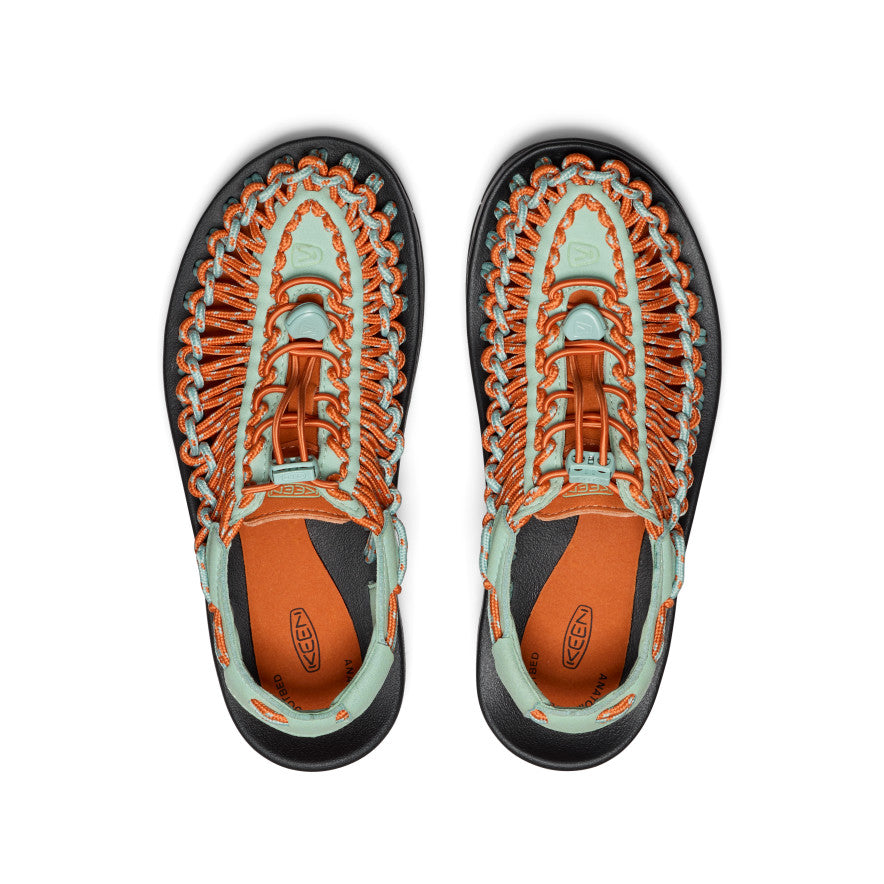 Women's UNEEK Sneaker | Granite Green/Gold Flame - Image 4