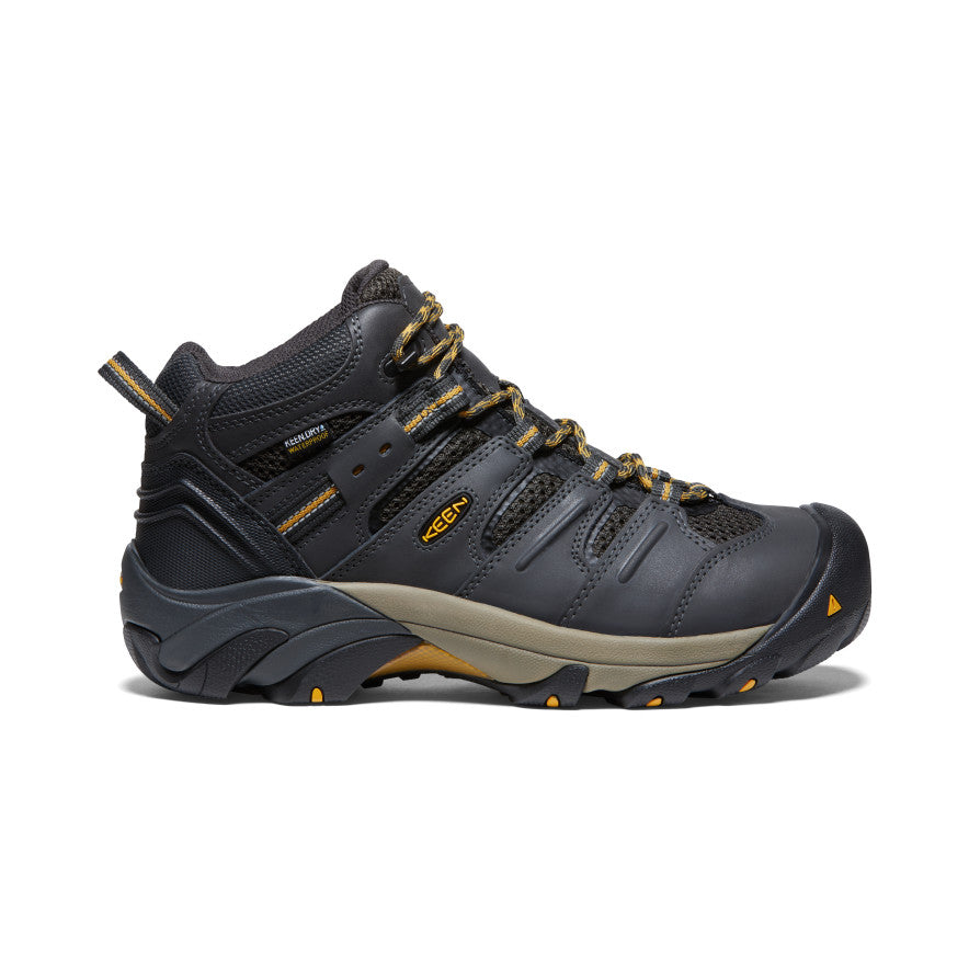 Men's Lansing Mid Waterproof (Steel Toe) | Raven/Tawny Olive