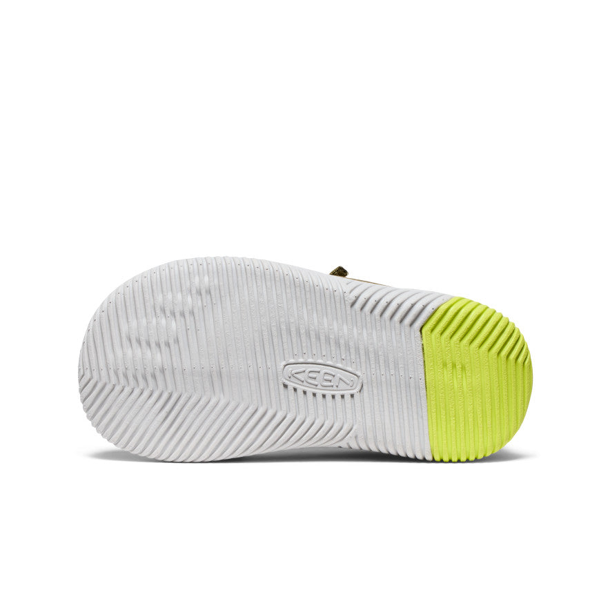 Little Kids' KNX Leather Sneaker | Martini Olive/Evening Primrose - Image 5