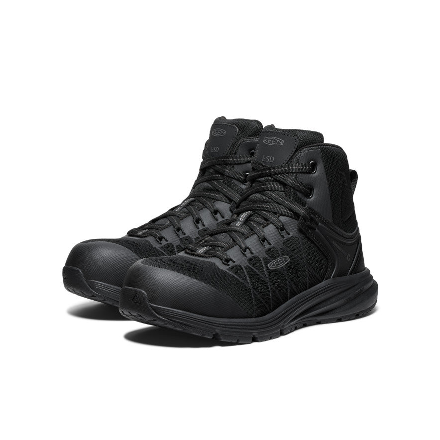 Women's Vista Energy Mid ESD (Carbon Toe) | Black/Black - Image 2