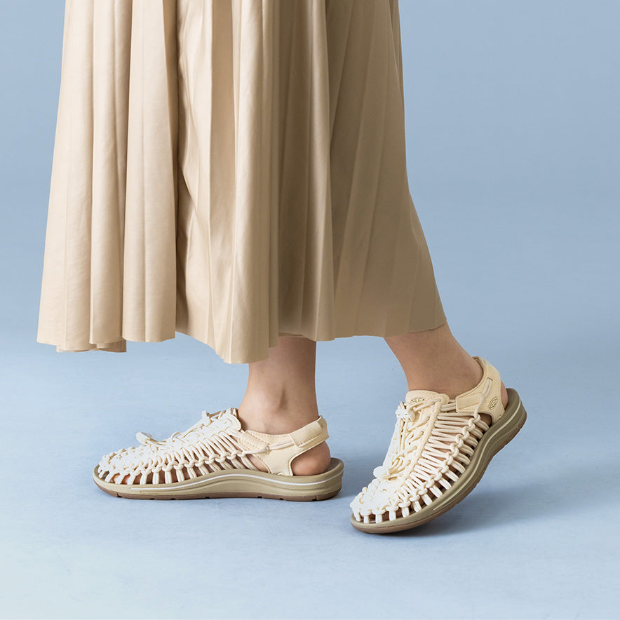 Women's UNEEK Sneaker | White Cap/Cornstalk - Image 8