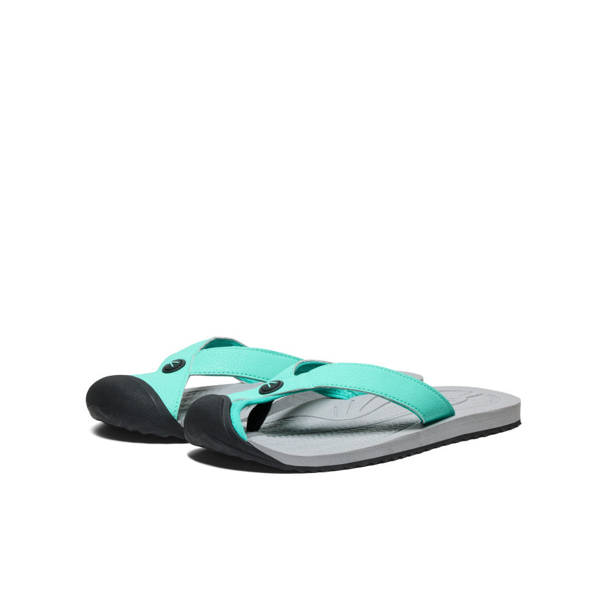 Women's Barbados Flip-Flop | Pool Blue/Bright Aqua - Image 2