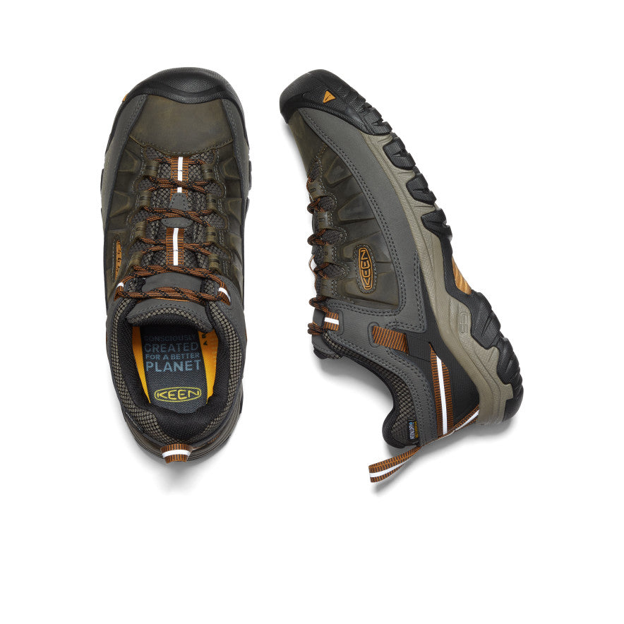 Men's Targhee III Waterproof | Black Olive/Golden Brown - Image 4