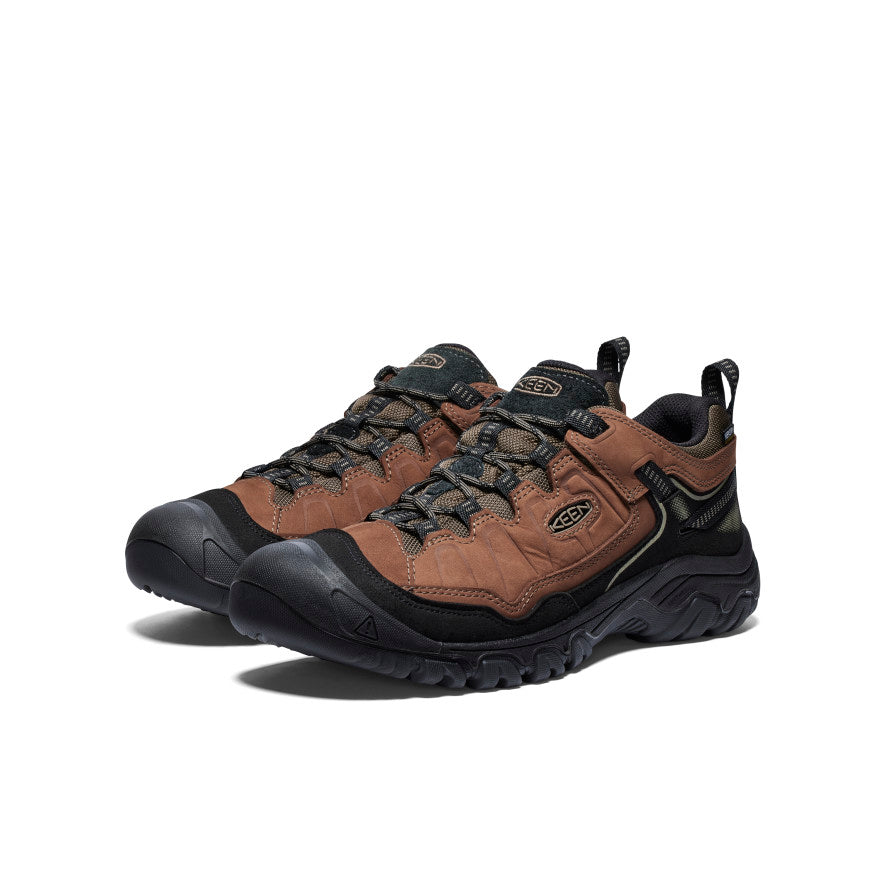 Men's Targhee IV Waterproof Hiking Shoe | Bison/Black - Image 2