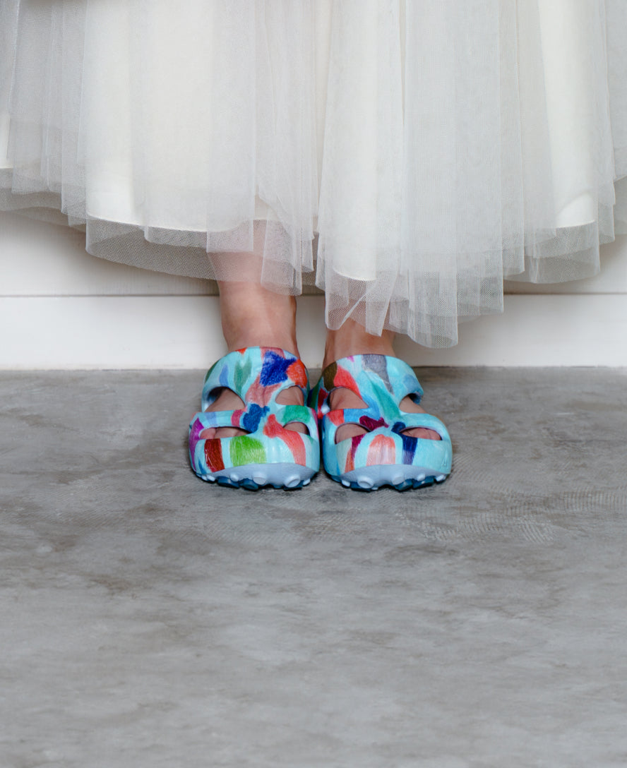 Women's Shanti Arts Clog x ARTPARA FUKAGAWA | Shiosai - Image 9