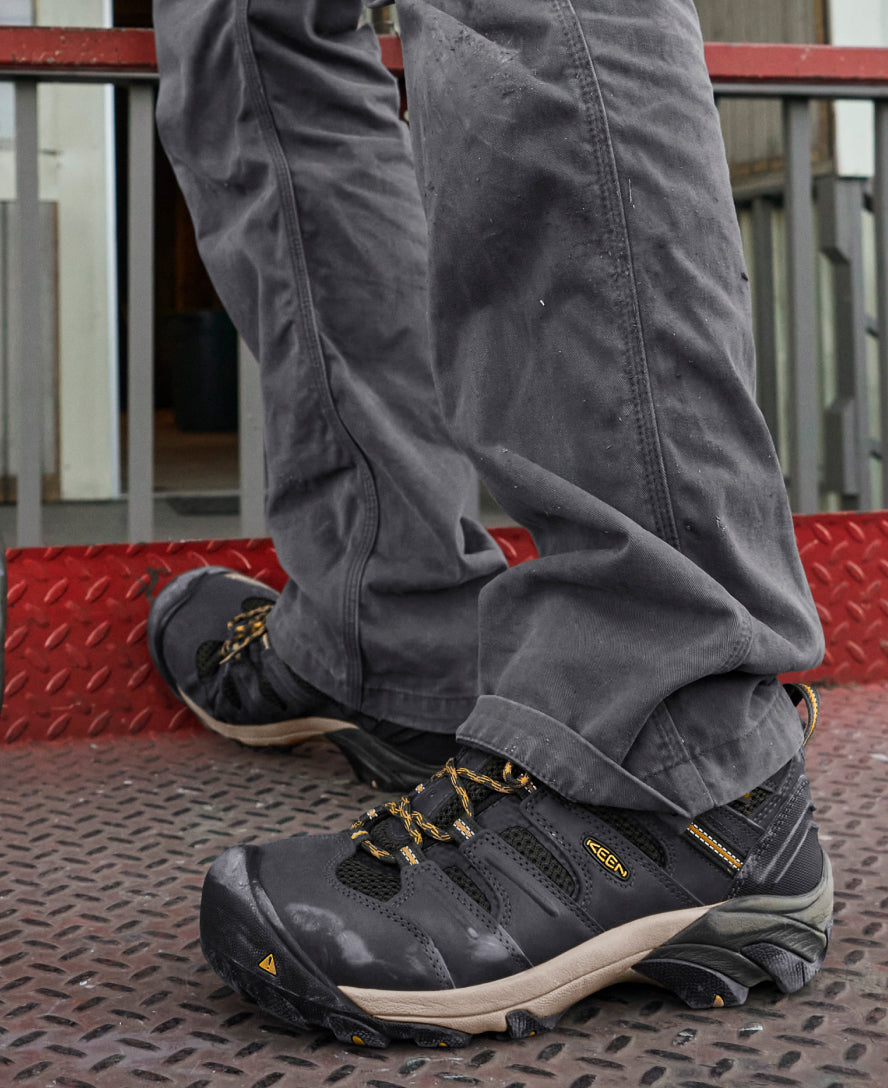 Men's Lansing Mid Waterproof (Steel Toe) | Cascade Brown/Brindle - Image 8