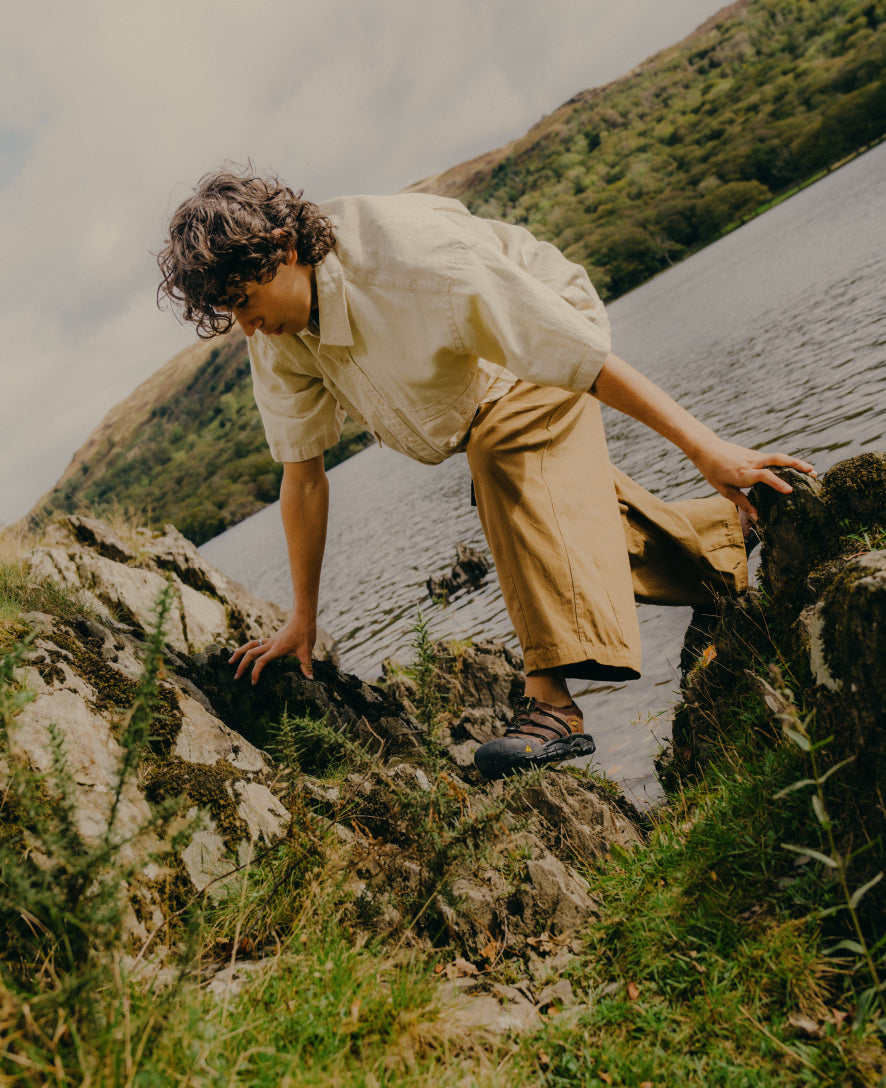 Men's Newport Leather Sandal | Bison - Image 8