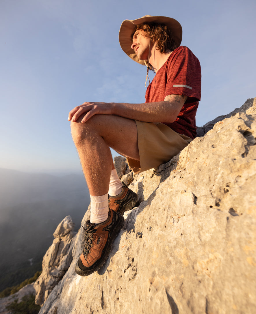 Men's Targhee IV Waterproof Hiking Shoe | Dark Olive/Gold Flame - Image 9
