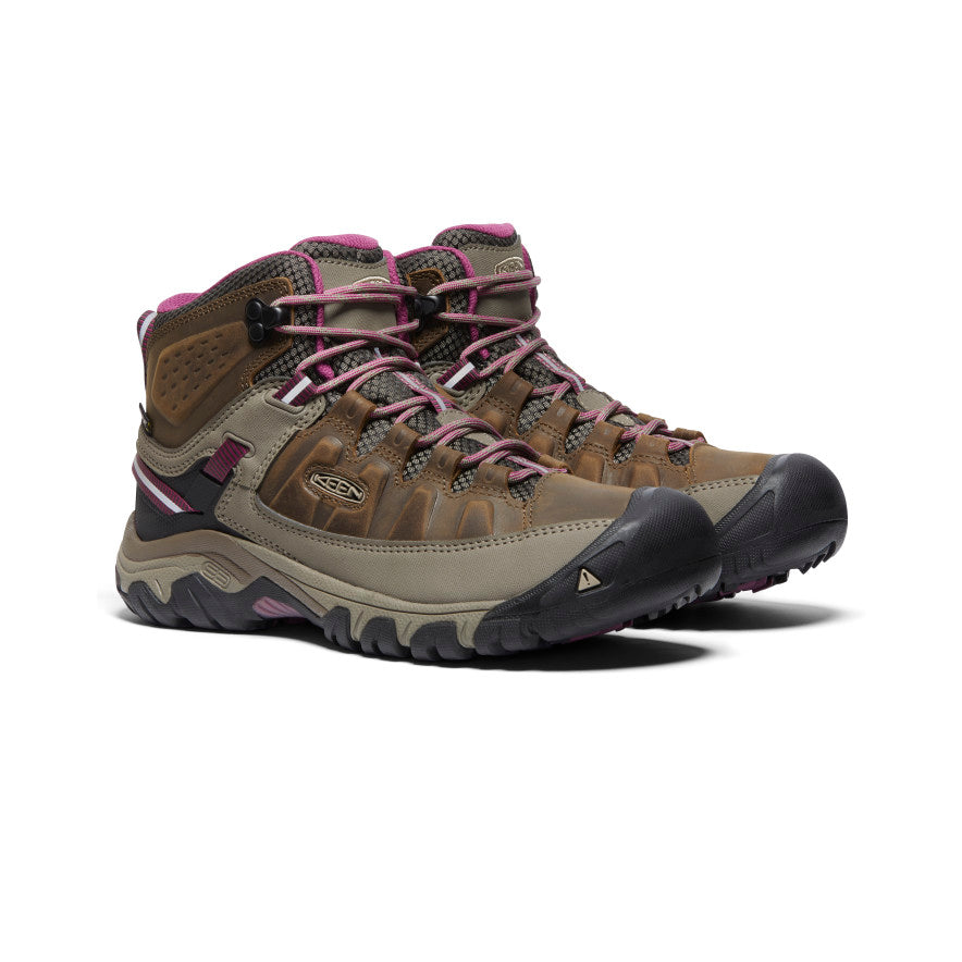 Women's Targhee III Waterproof Mid | Weiss/Boysenberry - Image 2