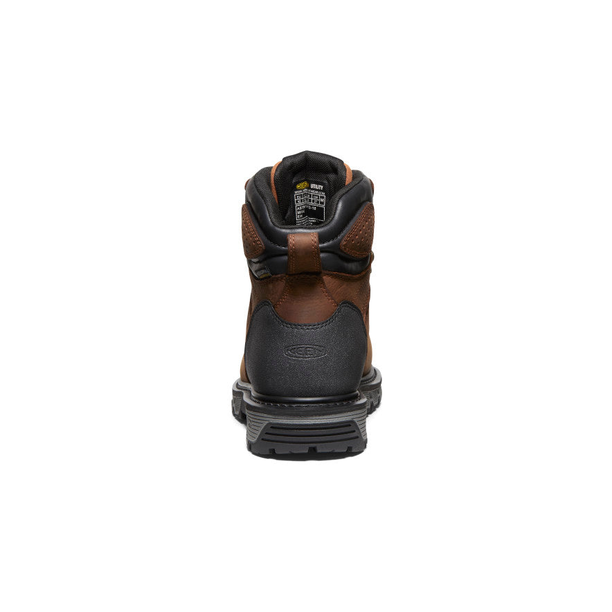 Men's Camden 6 Waterproof Boot (Carbon Toe) | Leather Brown/Black - Image 5