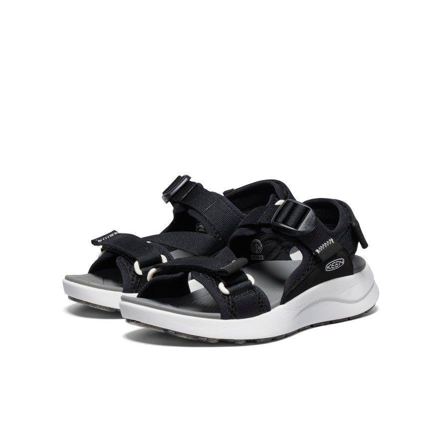 Women's Elle Sport Backstrap Sandal | Black/Steel Grey - Image 2