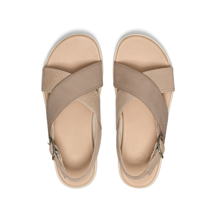 Women's Elle Luxe Backstrap Sandal | Plaza Taupe/Brindle - Image 4