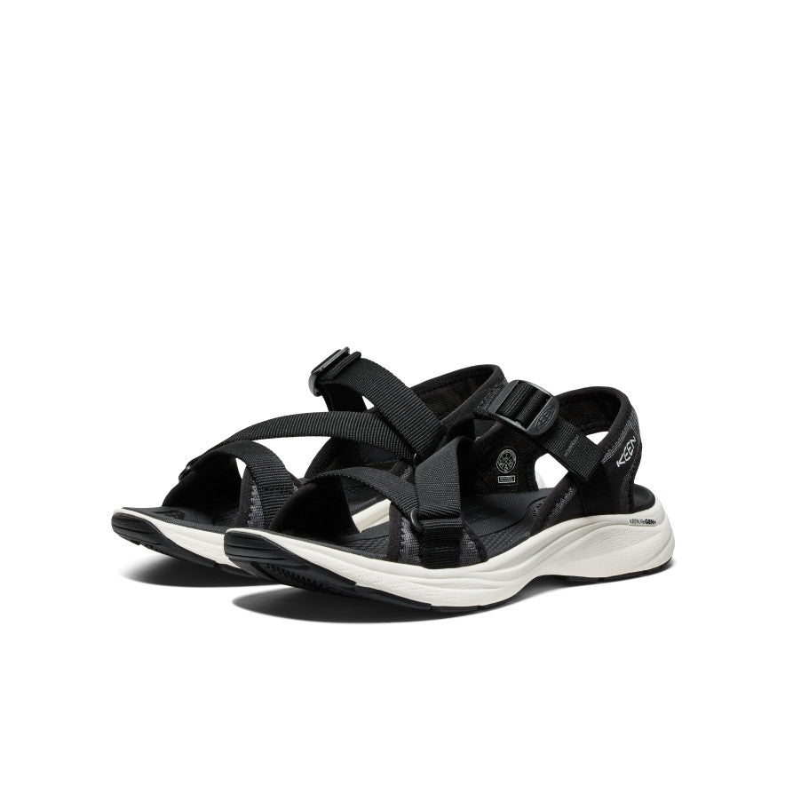 Women's Leiki Open-Toe Sandal | Black/Star White - Image 3