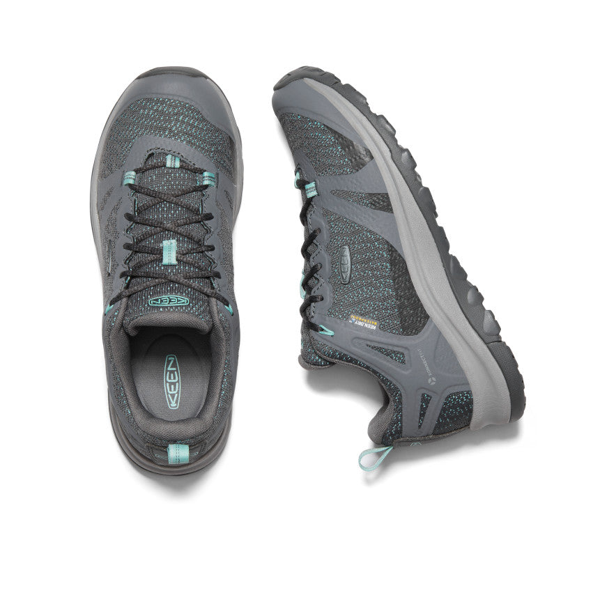 Women's Terradora II Waterproof Hiking Shoe | Steel Grey/Ocean Wave - Image 4
