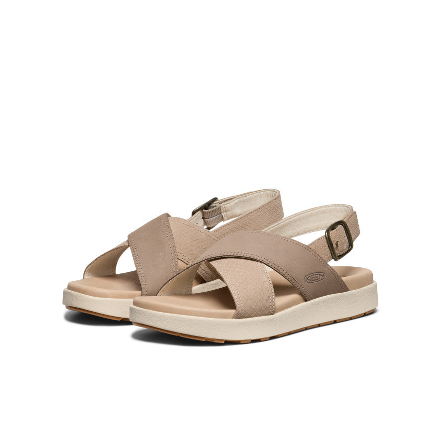 Women's Elle Luxe Backstrap Sandal | Plaza Taupe/Brindle - Image 3
