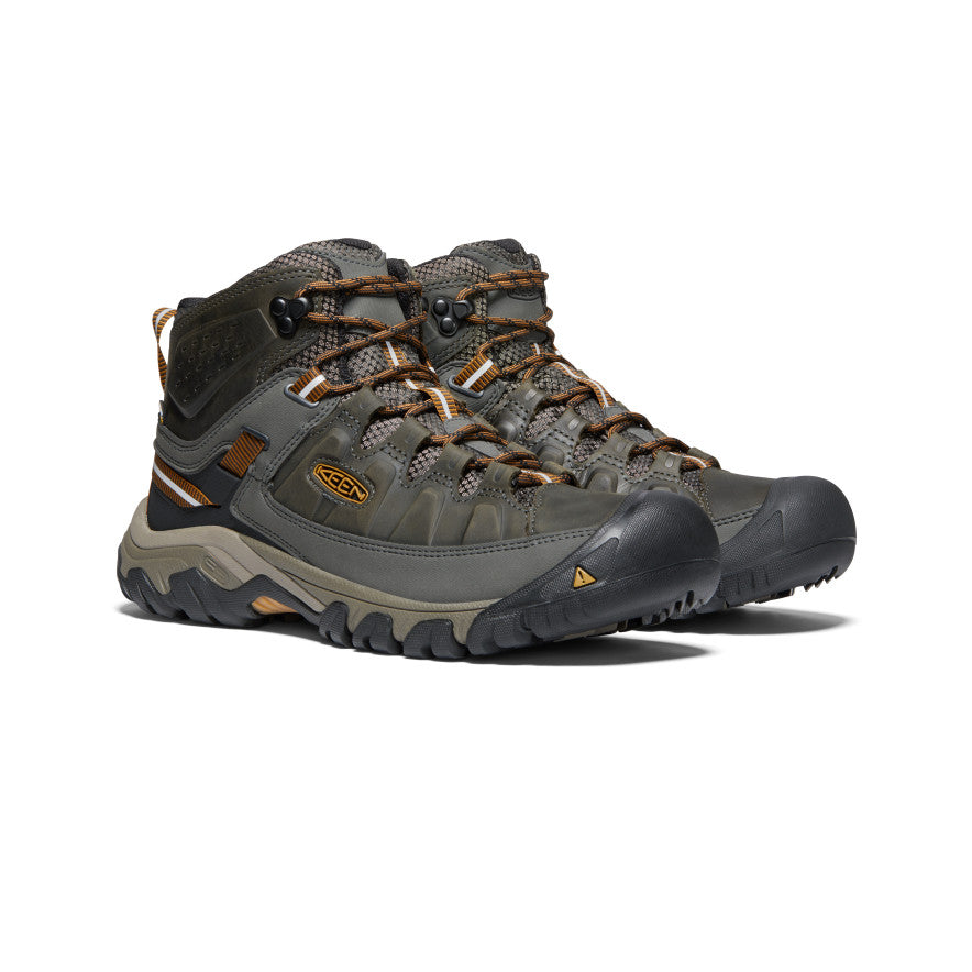 Men's Targhee III Waterproof Mid Wide | Black Olive/Golden Brown - Image 2