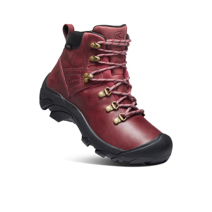 Women's Pyrenees Waterproof Hiking Boot | Tibetan Red/Black - Image 3